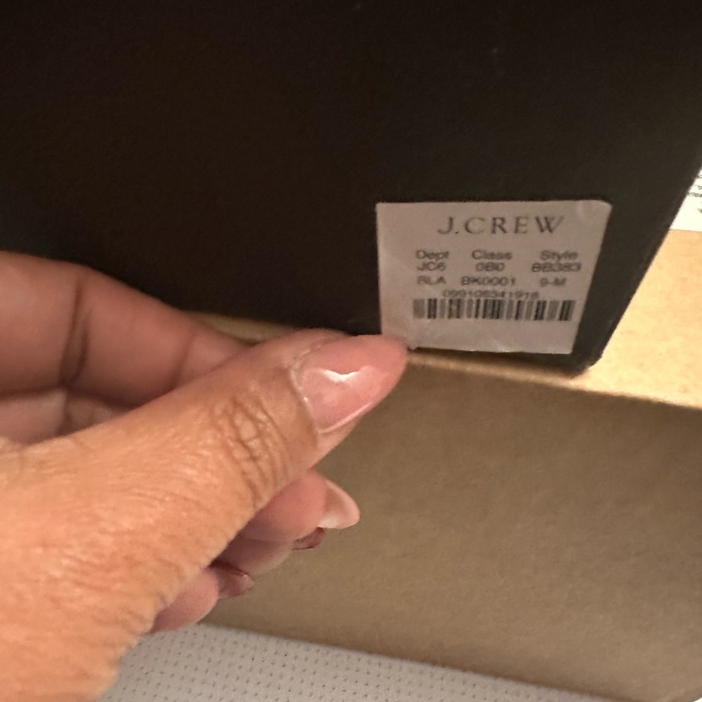 CLOSET CLOSING J. Crew Black Leather Hiker Boots - Picture 3 of 9